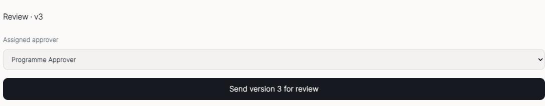 Approval required